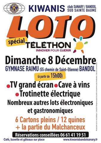 loto telethon bandol