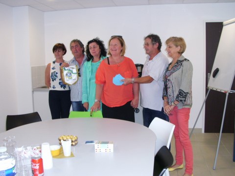 Remise places de cinema en présence de Madame Canolle 