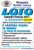 Loto etoile bandolaise 16 octobre 2016